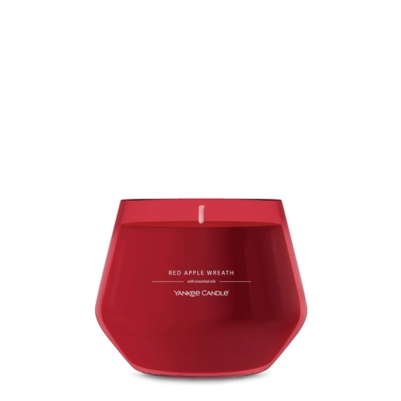 Yankee Candle Red Apple Wreath Studio Home Decor Scented Candles, 10 oz