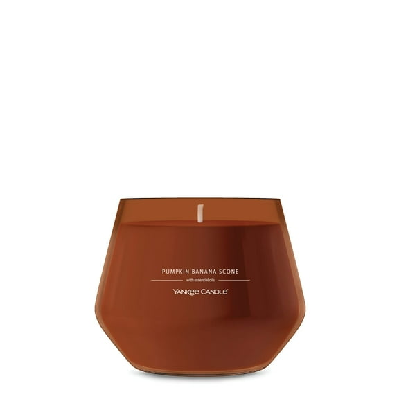 Yankee Candle Studio Home Decor Scented Candle, Pumpkin Banana Scone Fragrance, 10 oz