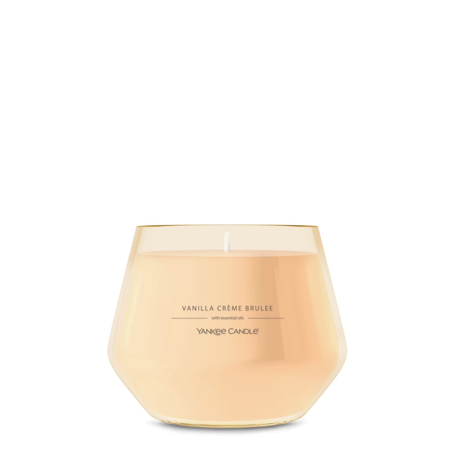 Yankee Candle Vanilla Crème Brûlée Studio Home Decor Scented Candles, 10 oz