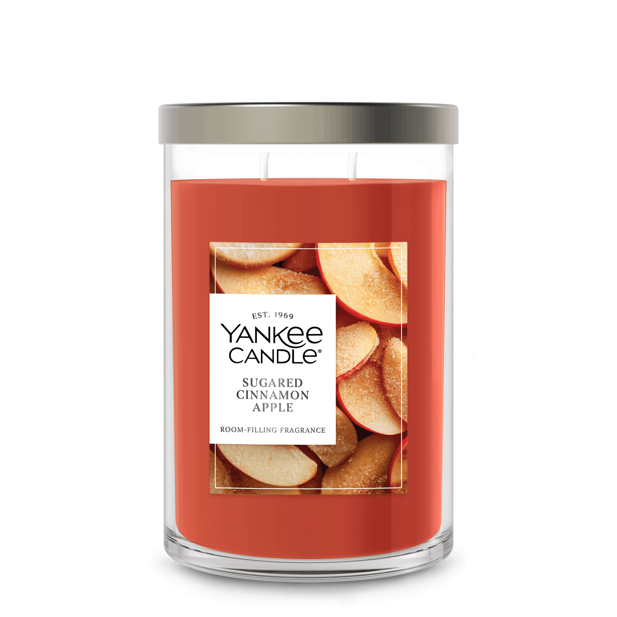 Yankee Candle Signature Large 2-Wick Candle, Sugared Cinnamon Apple, 20 oz