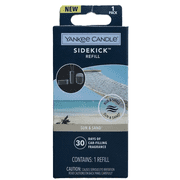 Yankee Candle Sun & Sand Sidekick Car Air Freshener Refill for Visor, Vent Clip, or Pendant