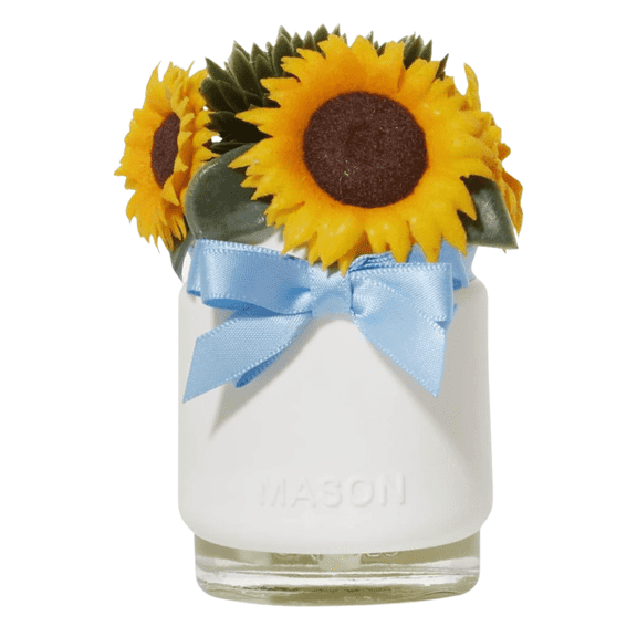 Yankee Candle Sunflower Mason Jar ScentPlug Diffuser with LED Light, Plug-In Fragrance Warmer