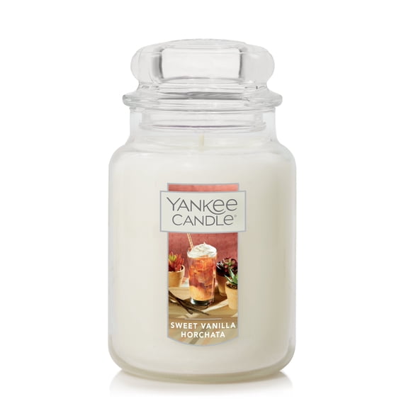 Yankee Candle Sweet Vanilla Horchata - 22 oz Original Large Jar Scented Candle