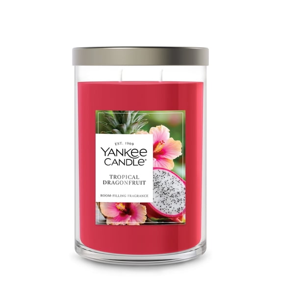 Yankee Candle Tropical Dragonfruit Large Tumbler Scented Candles, 20 oz