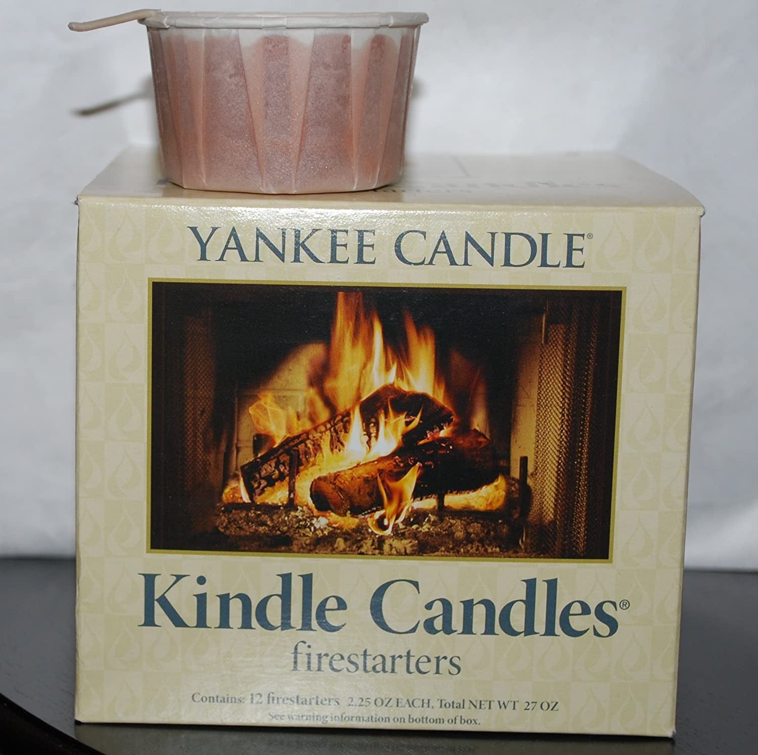 Yankee Candle Unscented Kindle Candles, 12Pieces, White