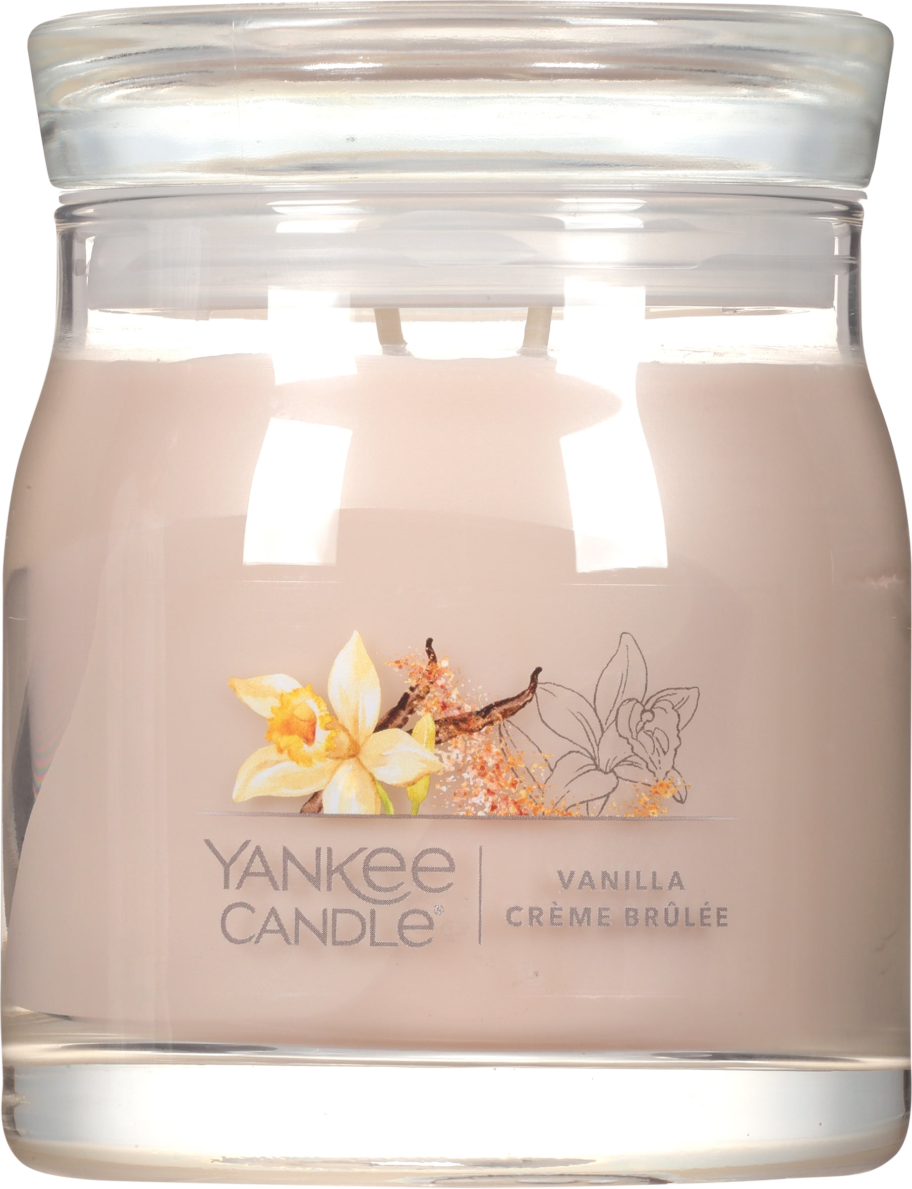 Red Vanilla Crème Brulée Scented Soy Jar Candle, 13oz