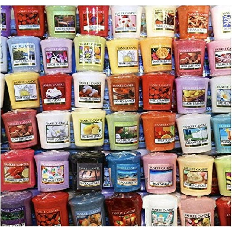 Yankee Candle Wax Tarts - Grab Bag of 10 Assorted Yankee Candle Wax Melts -  Random Mixed Scents with BONUS yellow organza bag
