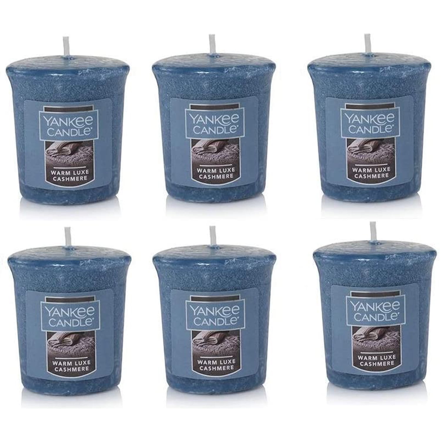 Yankee Candle WARM LUXE CASHMERE [6PACK] Samplers Votive 1.75 Ounce