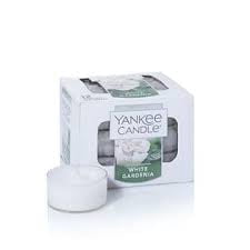 Yankee Candle WHITE GARDENIA Box of 12 Tea Lights