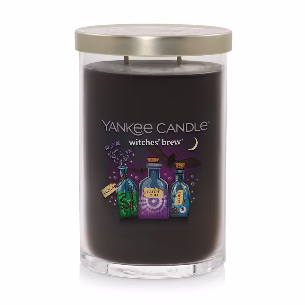 Yankee Candle WITCHES' BREW 2-Wick Signature Large Tumbler Candle for Halloween - Patchouli