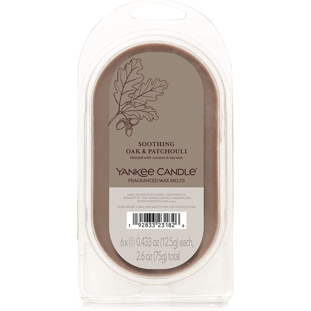 Yankee Candle Well Living Collection Soothing Oak & Patchouli 6Pack