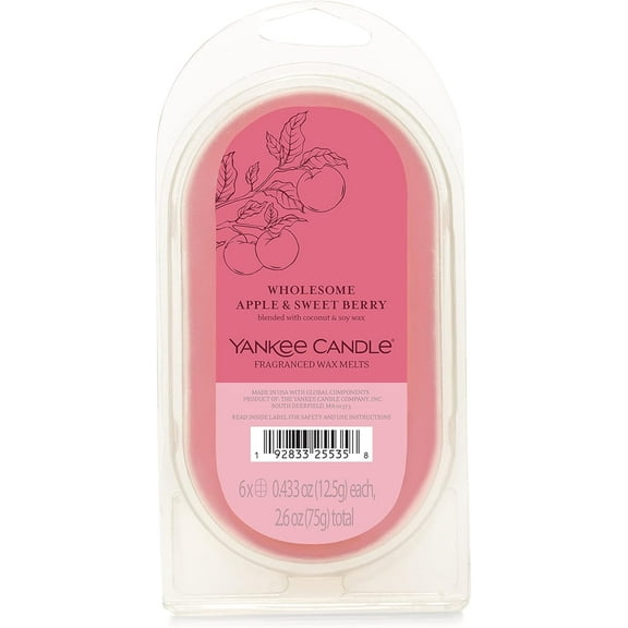Yankee Candle Well Living Collection Wholesome Apple & Sweet Berry Fragranced 6-pc Wax Melts