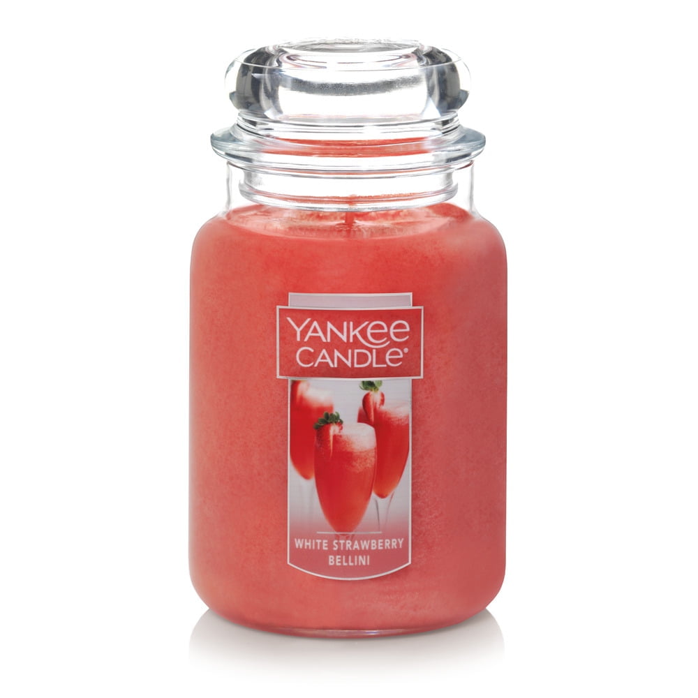Yankee Candle White Strawberry Bellini Large Jar Candle
