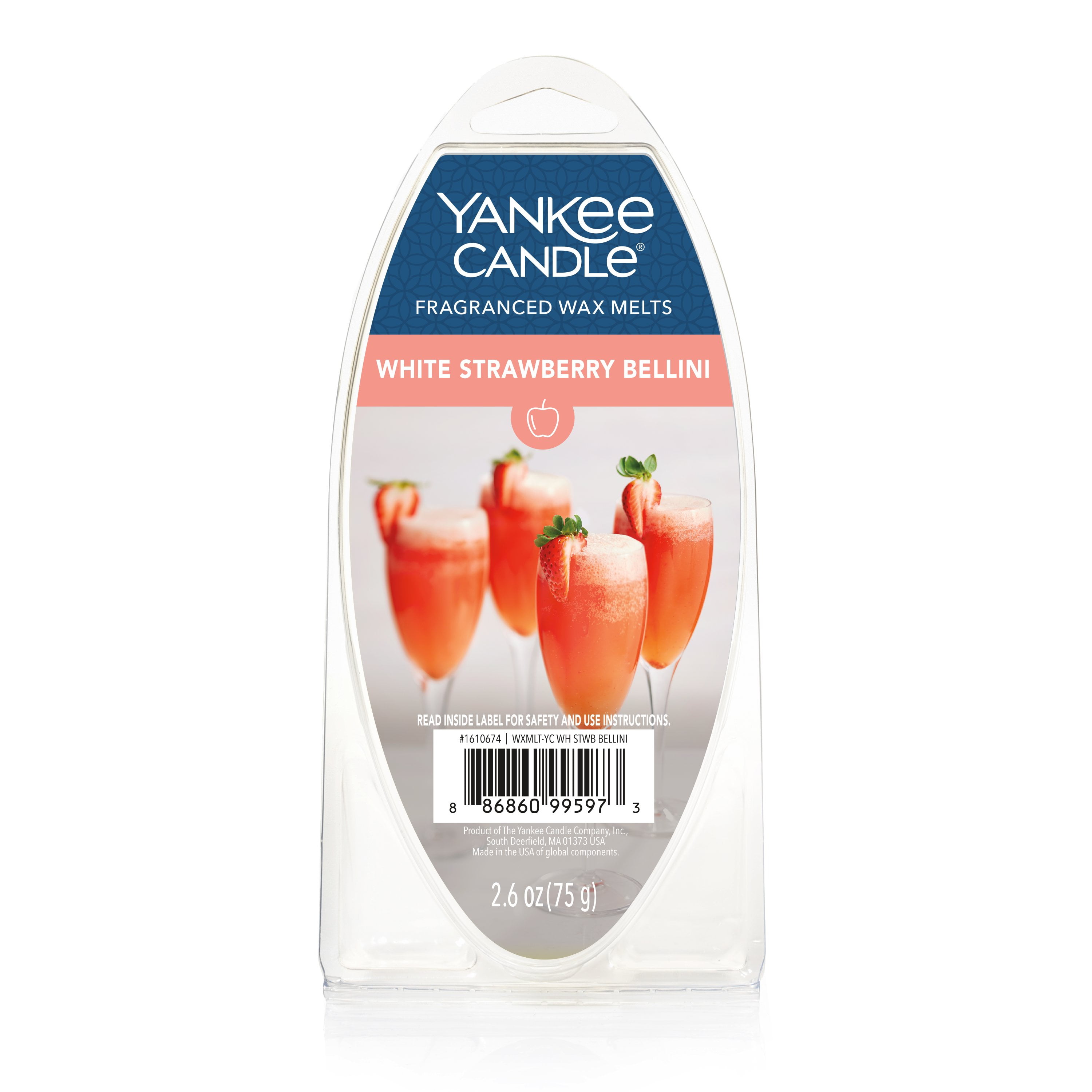 White Strawberry Bellini Wax Melts by Yankee Candle Zambia Ubuy