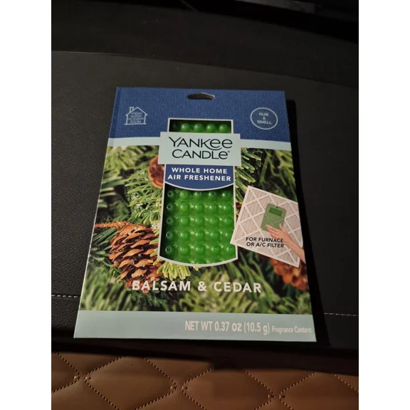 Yankee Candle Whole Home Air Freshener, Balsam Cedar, For Furnace A/C Filter