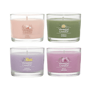 Yankee Candle Zen Oasis Signature Votive Mini Candles Variety Pack, 1.3 oz Each Pack of 4