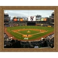 thumbnail image 1 of Yankee Stadium 36x28 Large Gold Ornate Wood Framed Canvas Art - Home of the New York Yankees, 1 of 2