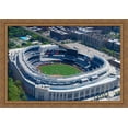 thumbnail image 1 of Yankee Stadium 40x28 Large Gold Ornate Wood Framed Canvas Art - Home of the New York Yankees, 1 of 2
