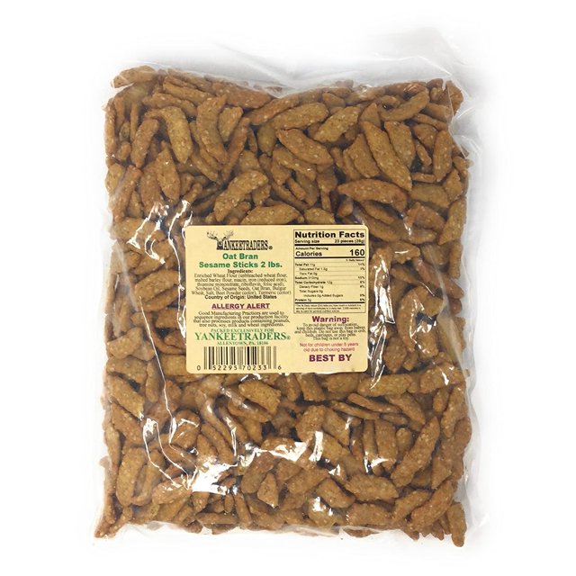 Yankee Traders Brand, Oat Bran Sesame Snack Sticks, 32 Oz. Bag