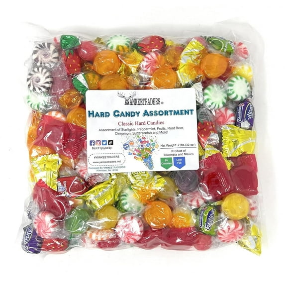 YANKEETRADERS Assorted Hard Candy, 2 LBS