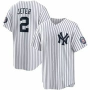 Yankees Derek Jeter#2 Jersey Classic Short Sleeved Uniform Sewing American Baseball Team Club Fashion T-Shirt Moisture Wicking Sportswear Fan Gift Adult Sports Top
