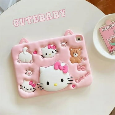 Yanluna Hello Kitty Table Case for iPad Pro 11 inch 22 21 20 mini Silicone Tablet Cover For iPad 9.7 5th 6th 10.2 9th 8th 7th 10th Funda