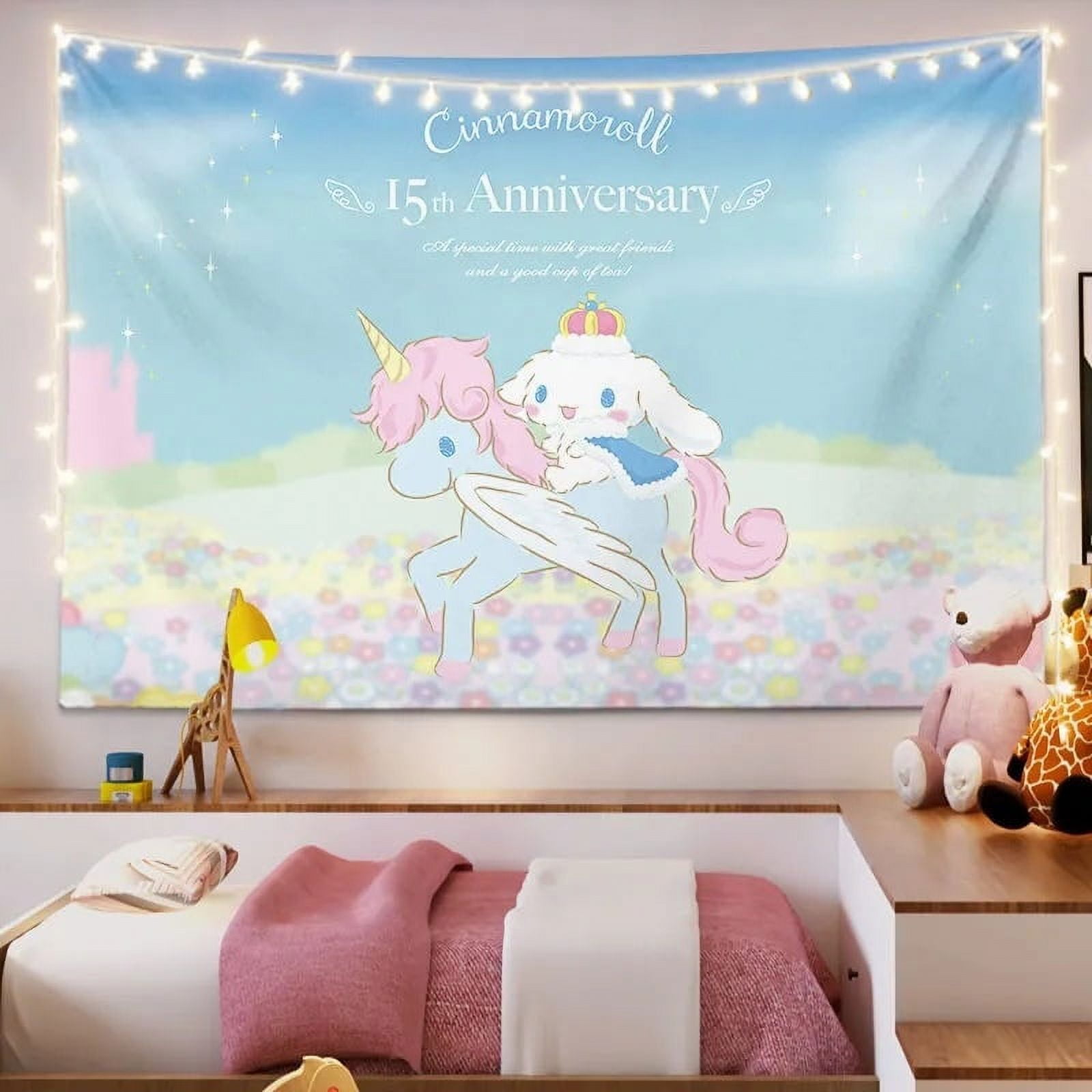 Yanluna Kawaii Sanrio Hello Kitty Tapestry My Melody Cinnamoroll Kuromi ...