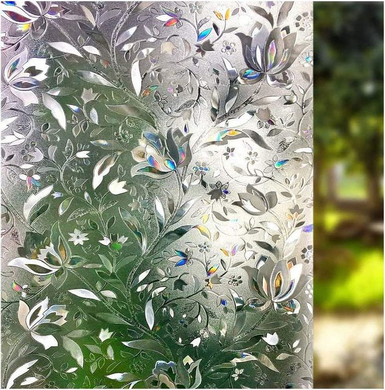 Yanluna Wide 75/90 Cm Frosted Window Privacy Film Non-Adhesive Window ...