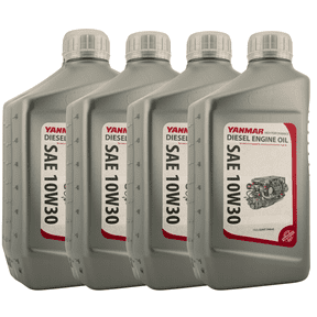 Yanmar 41030 SAE 10W-30 High Performance Marine and Industrial Diesel Engine Oil, 4 Quarts