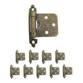 thumbnail image 1 of Yannee 10 Pcs Self Closing Overlay Flush Cabinet Hinge Heavy Duty Door Cupboard Hinges, 1 of 13