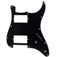 thumbnail image 1 of 11 Holes HH Guitar Pickguard Humbucker Scratch Plate for ST SQ Electric Guitars Black, 1 of 6