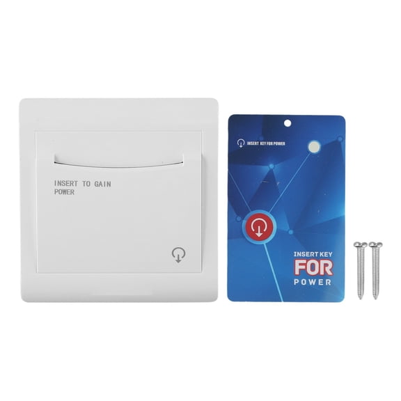 Yannee AC 100-250V 40A Hotel Insert Card Power Switch with Delay Power-off Function