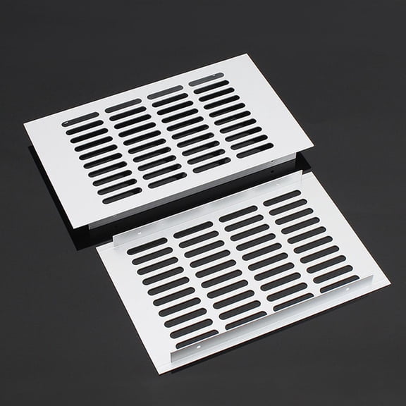 Yannee Aluminium Rectangular Cabinet Wardrobe Air Vent Grille Ventilation-Cover 150X200MM