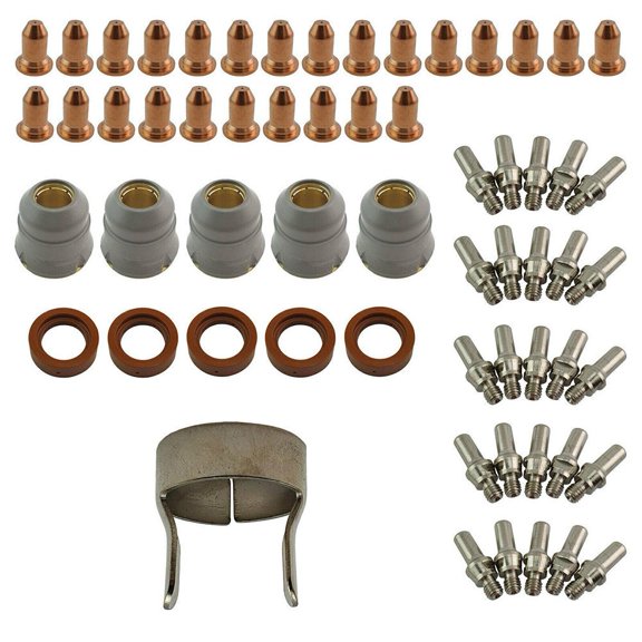 Yannee CUT30 PC210 Plasma Cutter LC25 Torch Consumable Kit