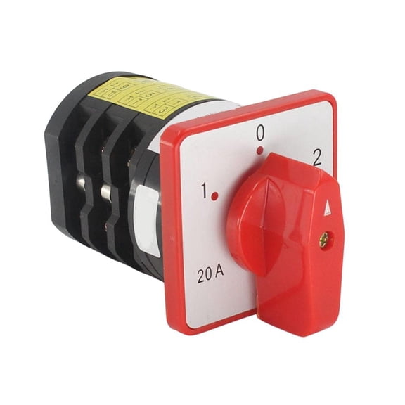 Yannee Changeover Switch Knob Control Selector Switch 380V 4 Section 3 Position