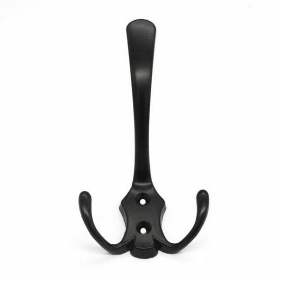 Yannee Coat Hooks Clothes Hooks Wall Hooks Towel Hooks Handbag Hook Holder Clothes Hanger, Black Coat Hook Wall Mounted Robe Clothes Rack Hat Wall Hanger 2 Pcs