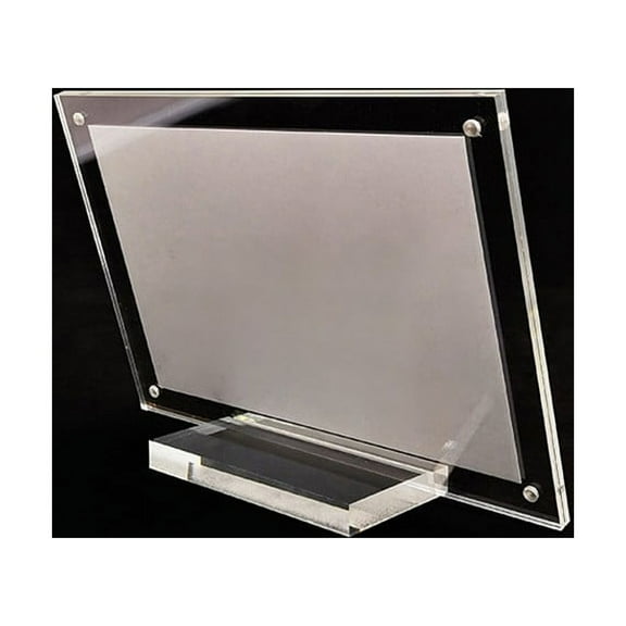 Yannee Acrylic Table Card Sign Table Card Display Stand Photo Frame