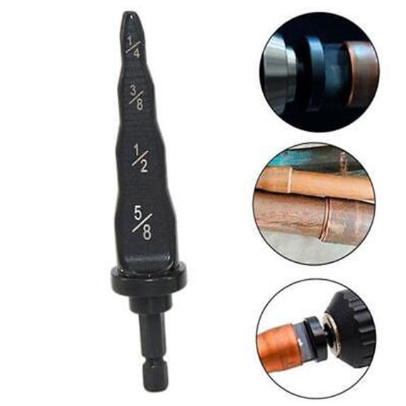 Yannee Pipe Drill Set 1/4\" 3/8\" 1/2\" 5/8\" Drill Flare Tool HVAC Hand Swaging Tool