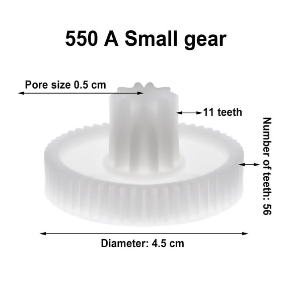 Yannee Plastic Gear forGearbox 550 and 390 Children\'s Electric Car forKid Ride on Toy Car,Gear wheel