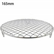 Yannee Round Cooling Baking Rack Stainless Steel Wire Grill Racks,Baking Cooling Rack Cooking Grill Tray Wire Oven for Meat,Biscuit,Cake,Bread,165mm