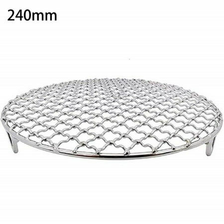 Yannee Round Cooling Baking Rack Stainless Steel Wire Grill Racks,Baking Cooling Rack Cooking Grill Tray Wire Oven for Meat,Biscuit,Cake,Bread,240mm