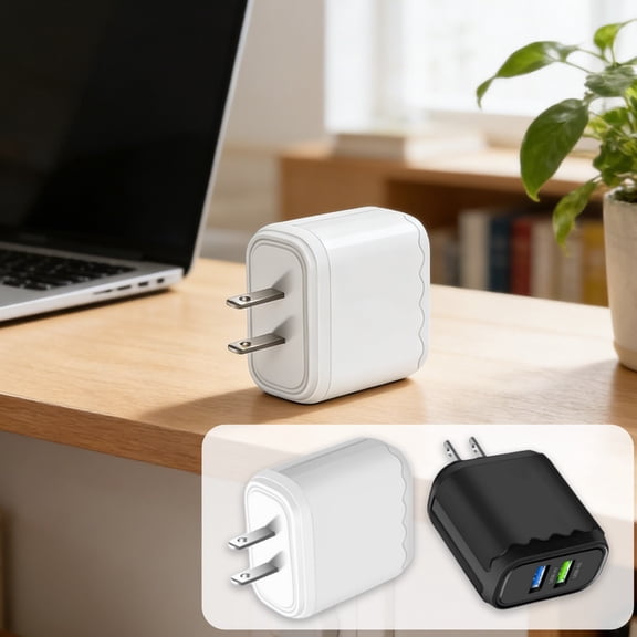 Yannianjz 2Pcs Charging Head, 20W Fast Charging USB Wall Plug, Phone Charger Adapter for Mobile Phones, Tablets, Laptops, Home Office Travel
