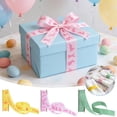 thumbnail image 1 of Yannianjz 3Pcs Cute Easter Bunny Ribbon Bow, Wrapping Ribbon Easter Eggs Ribbon Decoration, DIY Craft Ribbon, Wired Edge Ribbon, Gift Wrapping Bow, Wreath Making Ribbon, Spring Holiday Trim,, 1 of 9