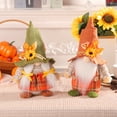 thumbnail image 1 of Yannianjz under $5 Autumn Gnomes Fall Decoration Harvest Thanksgiving Handmade Scandinavian Tomte Tiered Tray Decor Maple Leaf Sunflower Gnome Plush Festival Home Decor, 1 of 9
