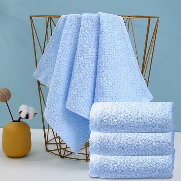 Yannianjz under $5 Bath Towel, Thick Fleece Bath Towel, High Density Cotton Terry, Soft Absorbent Bath Sheet, Quick Dry Bathroom Towel, Plush Spa Quality Linen