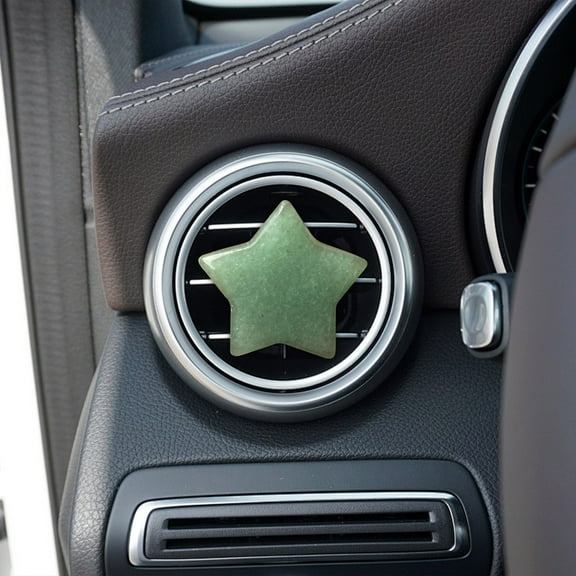 Yannianjz under $5 Car Vent Clip, Crystal Five-Pointed Star Car Vent Clip, Automotive Air Conditioning Decor, Exquisite Ventilation Decoration, Sparkling Dashboard Accessory