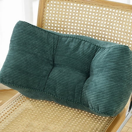 Yannianjz under $5 Corduroy Lumbar Support Pillow Back Pillow Office Chair for Back Support Comfortable Lumbar Cushion for Car Seat Pain Relief Sofa Rest