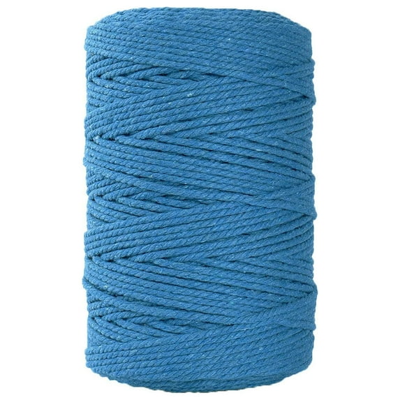 Yannianjz under $5 DIY Macrame Yarn, Macrame Yarn Rope, 3mm DIY Cotton Cord for Knitting Crafts, 100 Meter Decorative String for Jewelry Making, Handmade Wall Hanging Rope