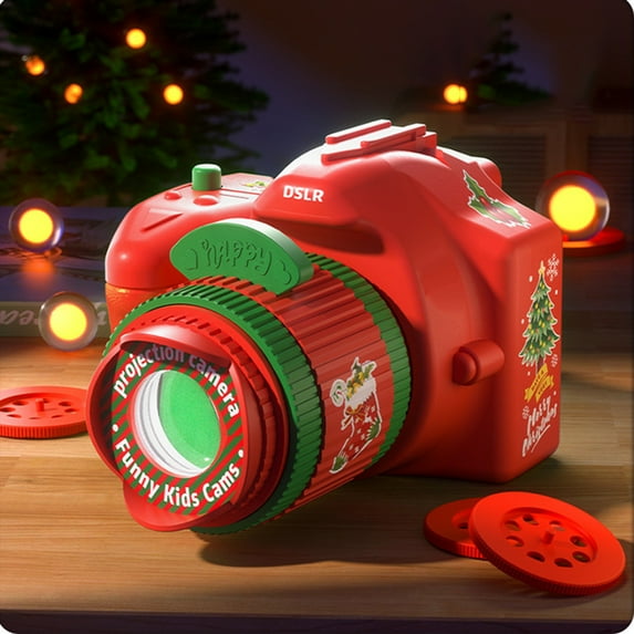 Yannianjz under $5 KidsProjector, Christmas Projection CameraToy,Children'sEarly Education Projector, Night Light Story Projector, Educational LearningToyGift