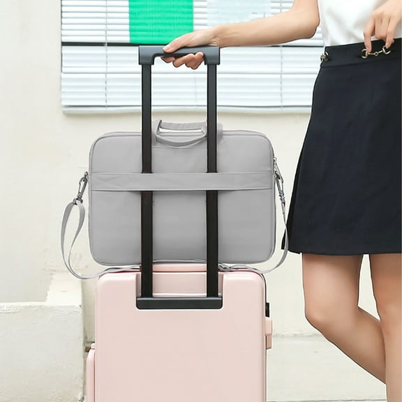 Yannianjz under $5 Laptop Shoulder Bag for Men Women,Waterproof Computer Carrying Case Messenger Bag with Strap, Laptop Briefcase for Business Office Work Bag Briefcase